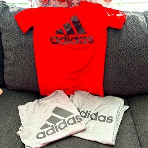 Boys Adidas shirt bundle.